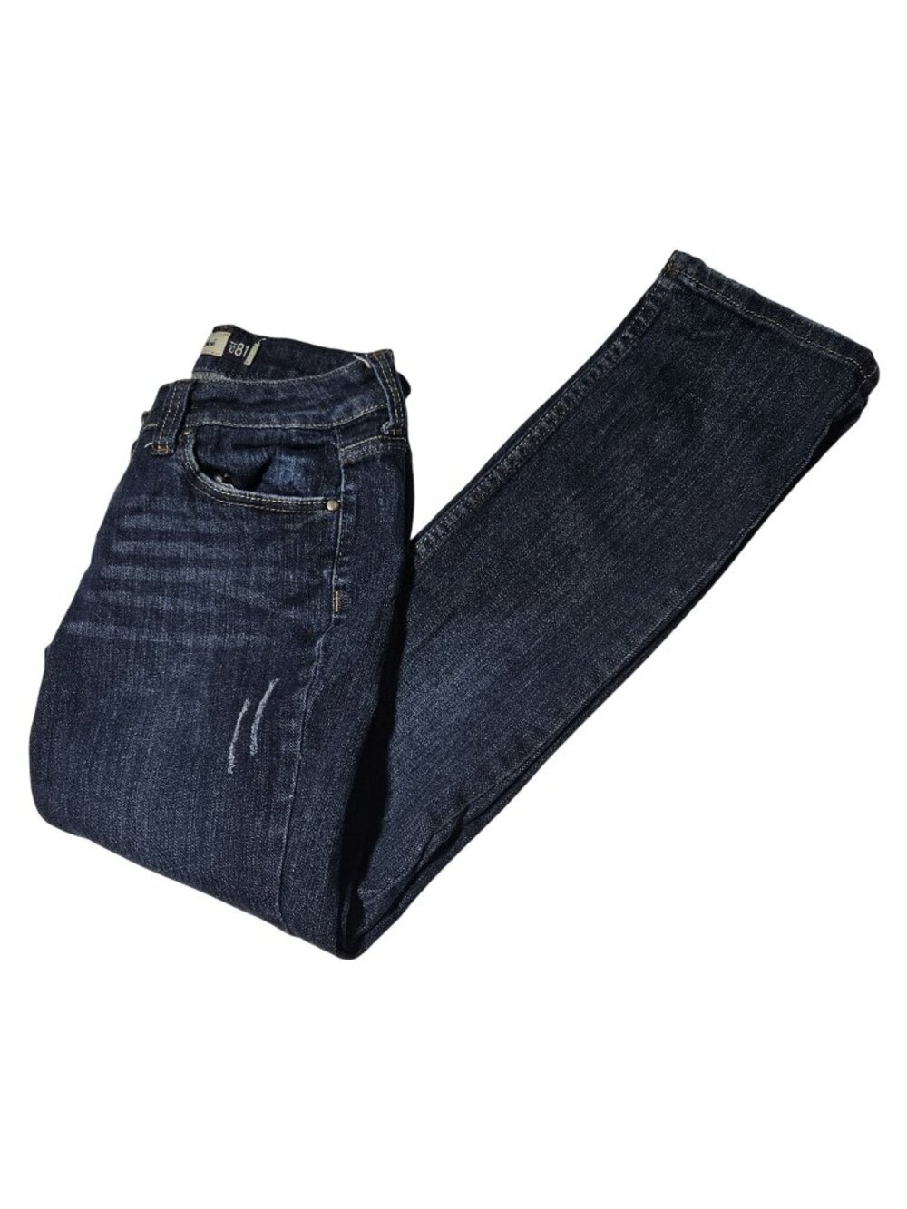 Anchor Blue Skinny Jasmine Jeans Womens Size 3 Low Rise Dark Wash Denim Pants